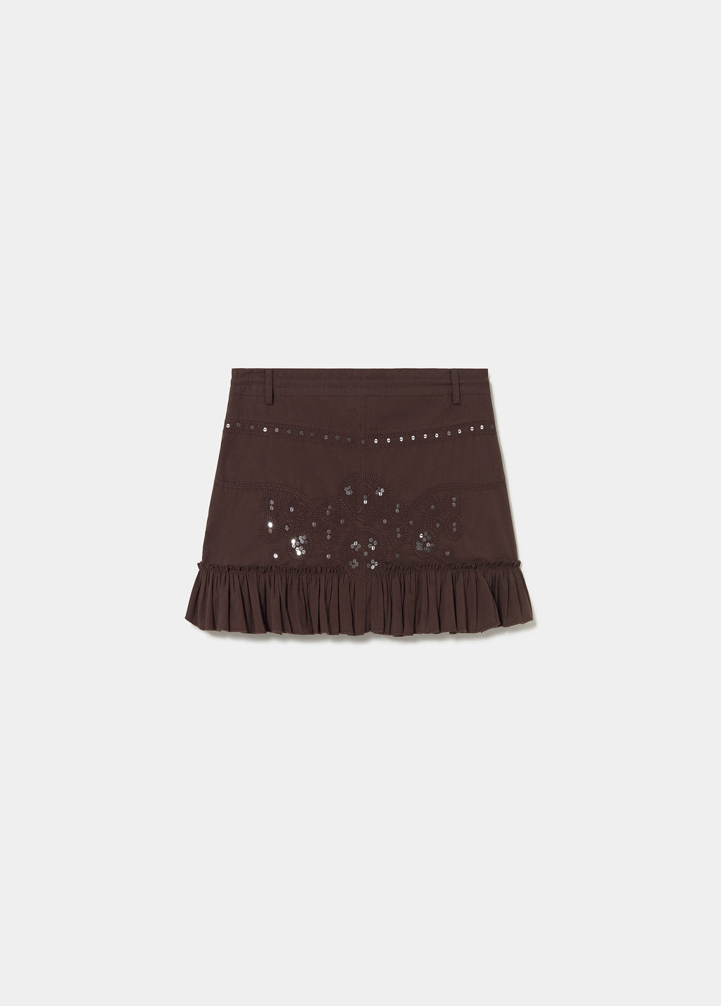 Mirror short skirt