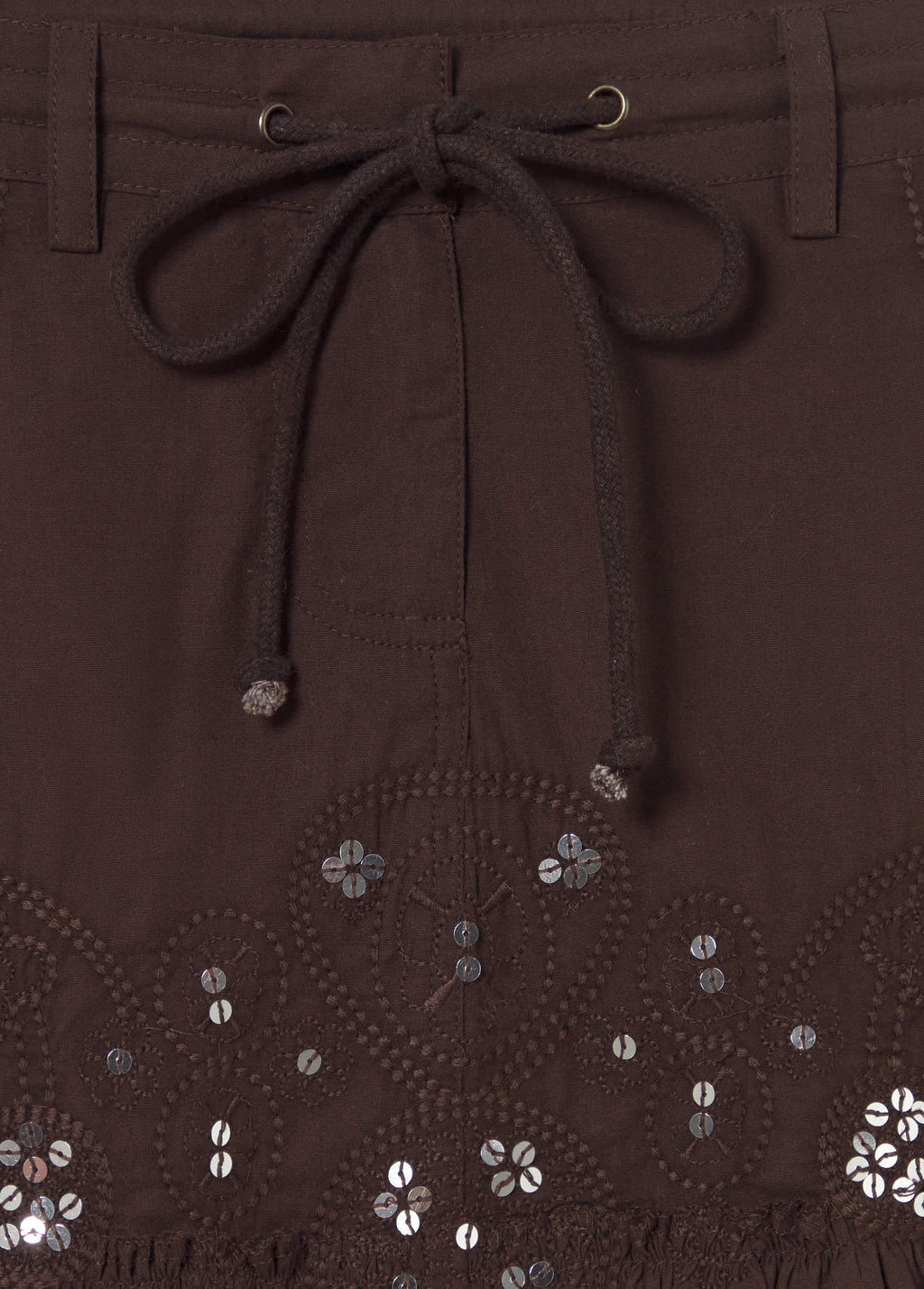 Mirror short skirt