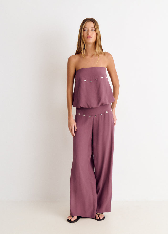 Lange broek met spiegels