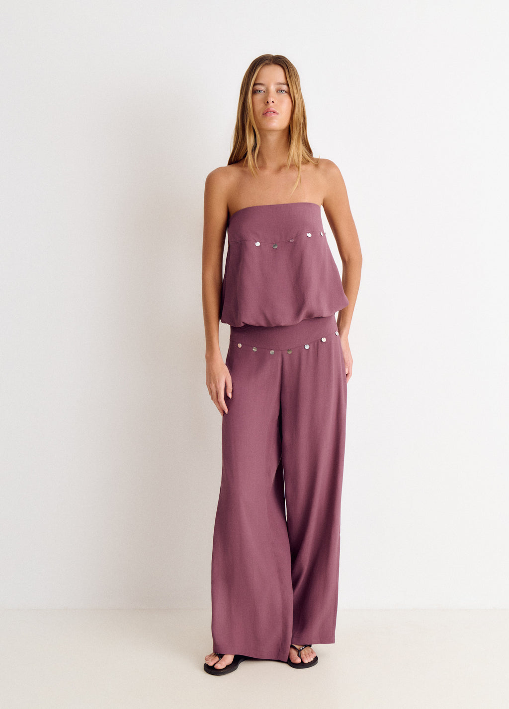 Lange broek met spiegels