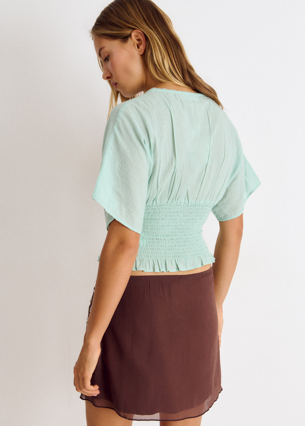 Short sequin skirt