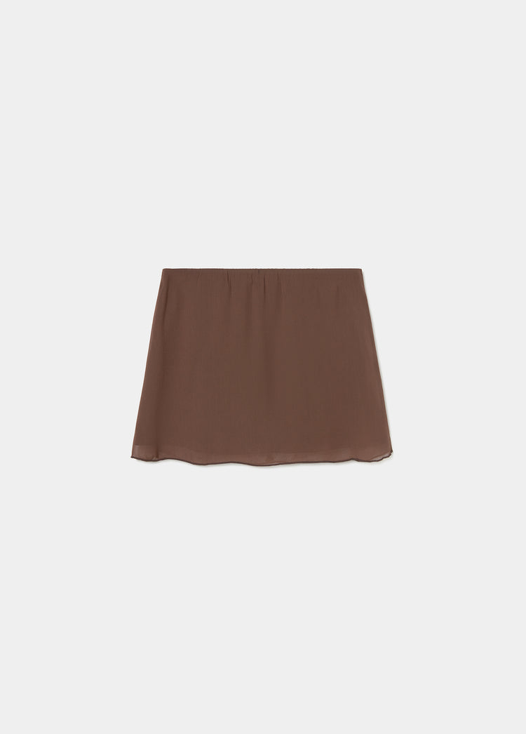 Short sequin skirt
