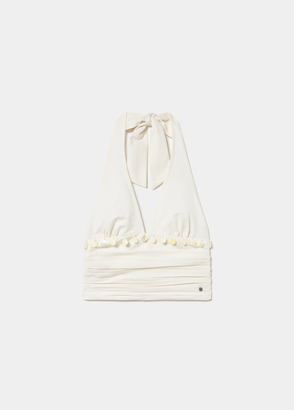 Top halter detalle concha