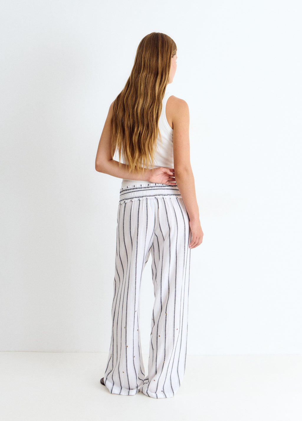 Striped long pants