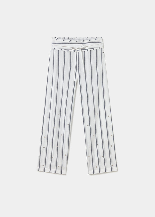 Striped long pants