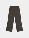Wide waistband striped pants
