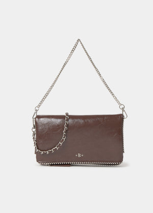 Small flap bag with beads