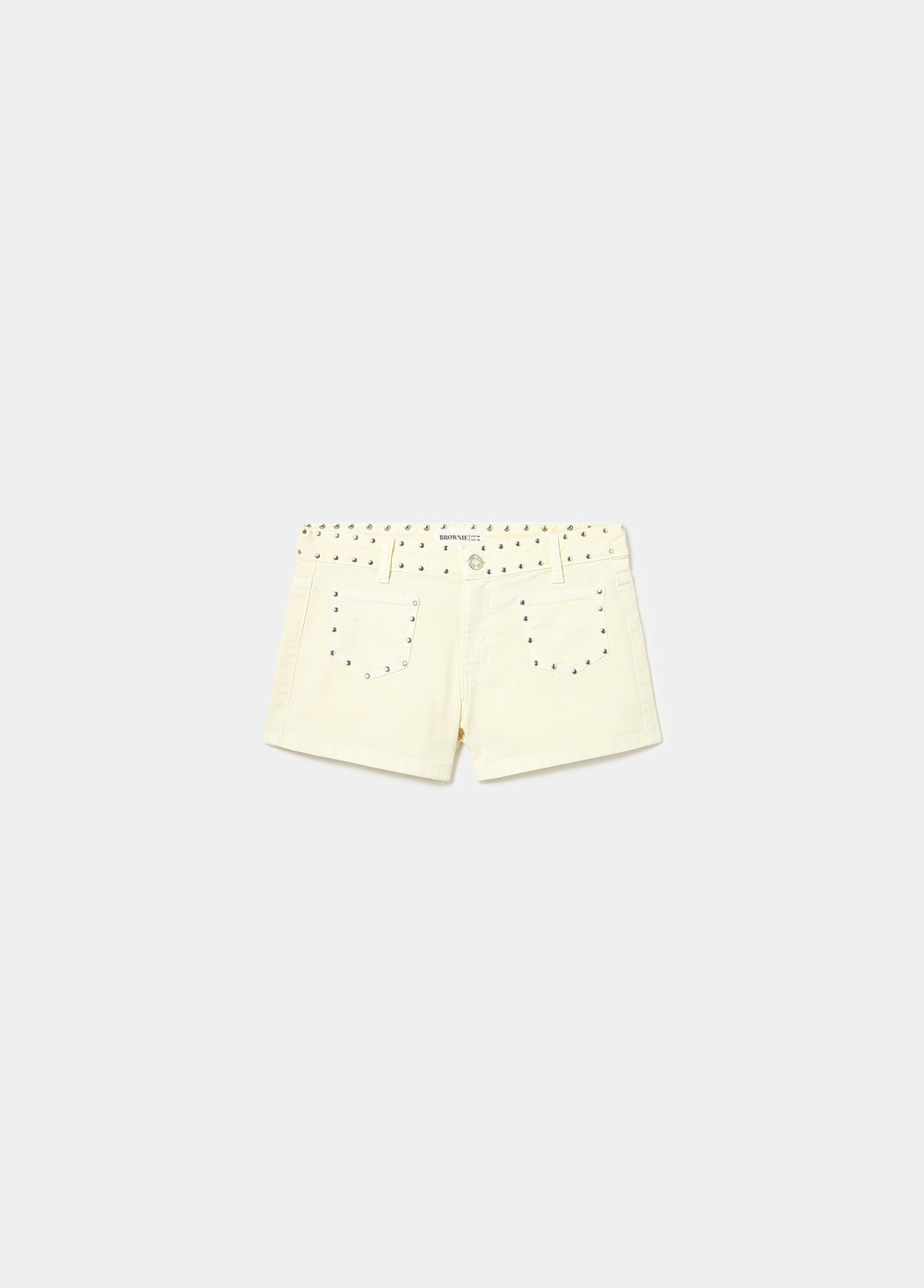 Decorative studded shorts