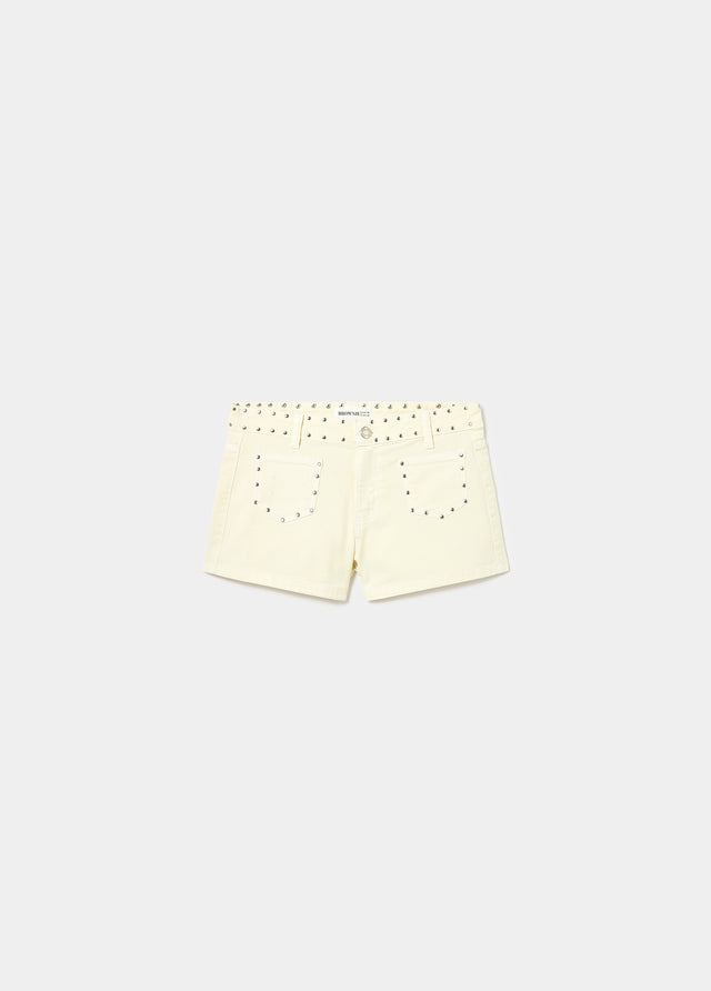 Decorative studded shorts