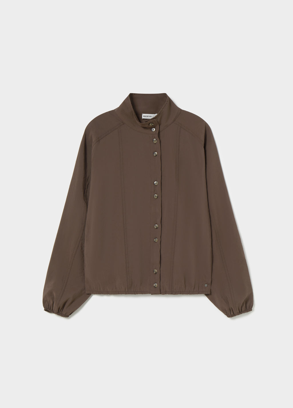 Blouse à col montant