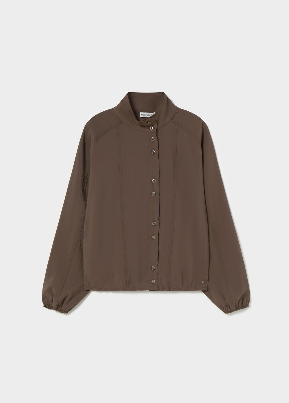 High-neck blouse