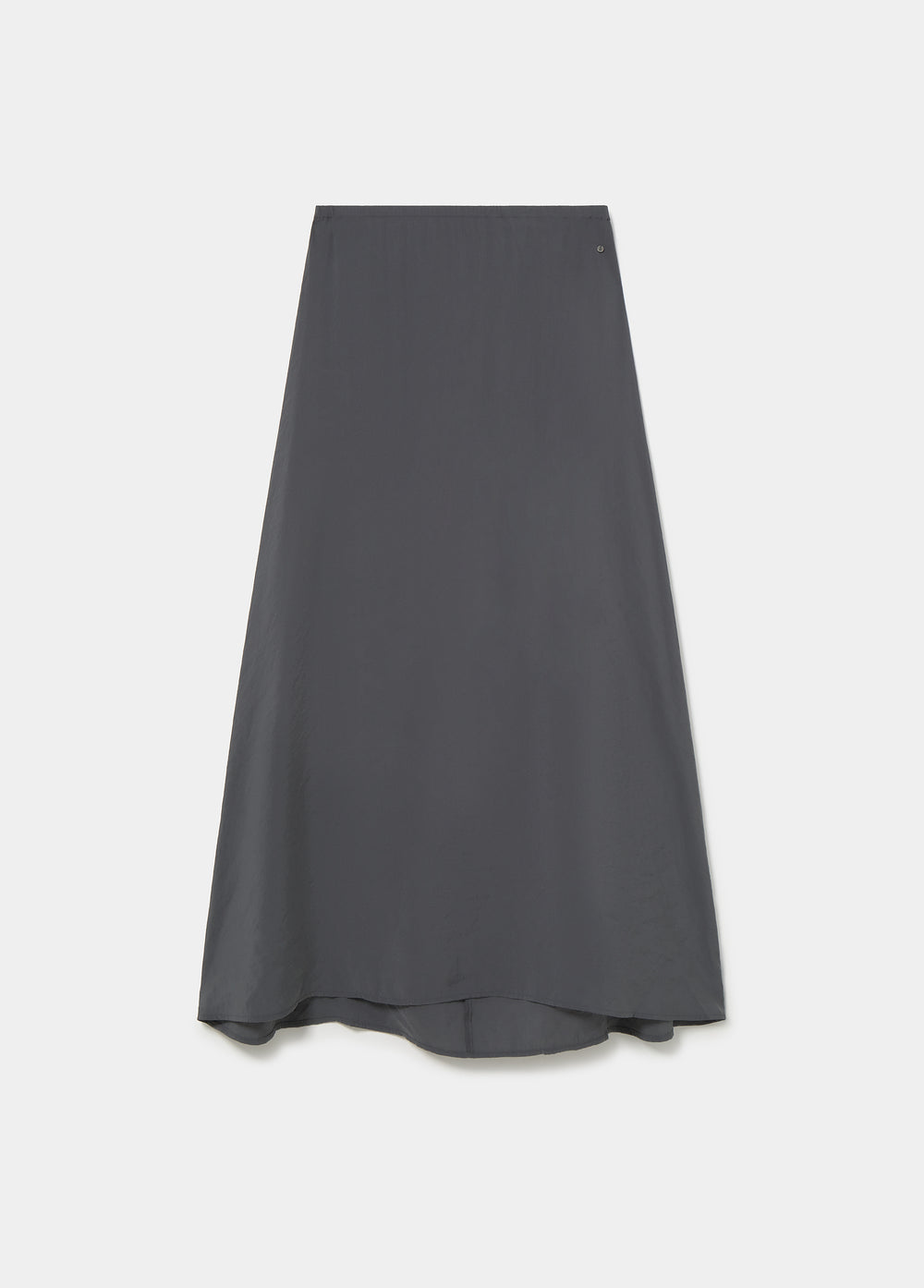 Long skirt made of cupro fabric