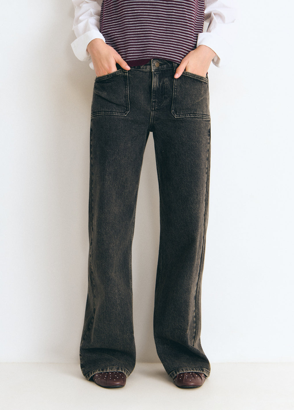 Jeans mit Fronttasche