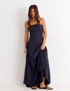 Robe longue bandeau