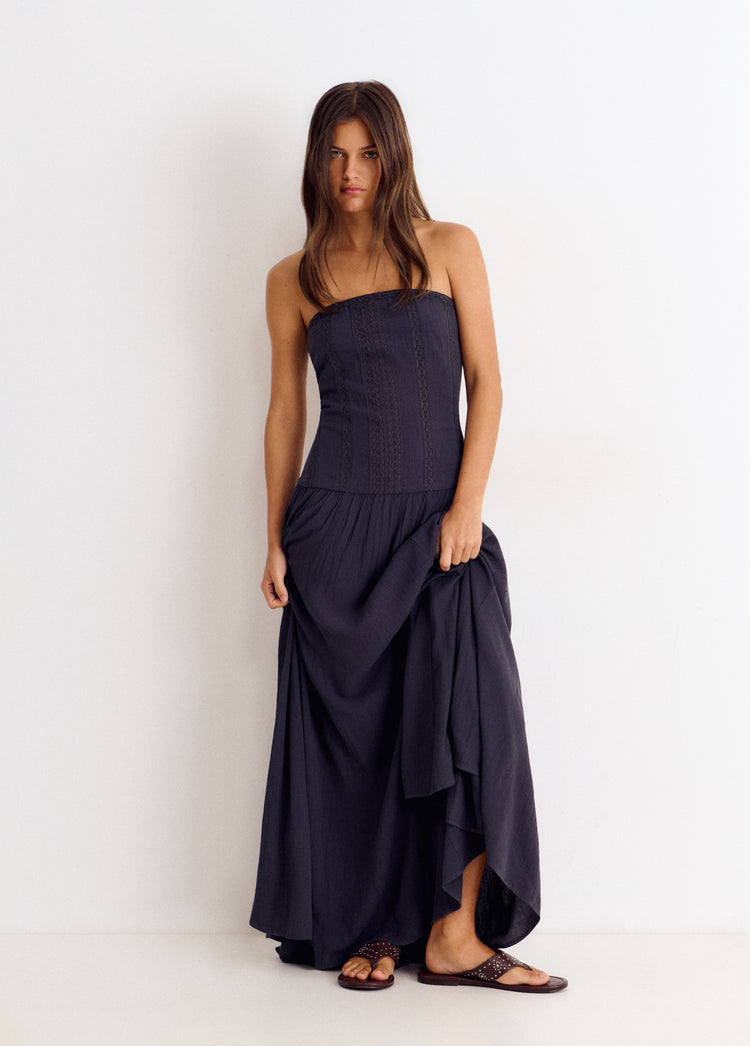 Long bandeau dress