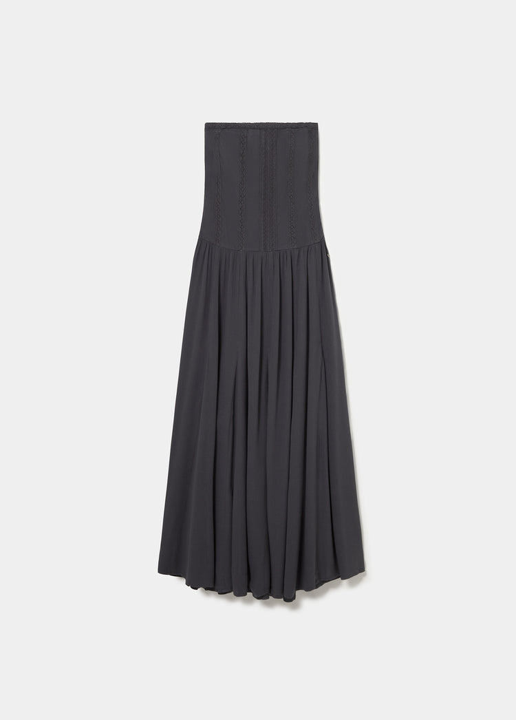 Long bandeau dress