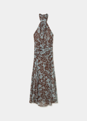 Long printed dress
