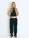 Cargohose mit Cordstreifen