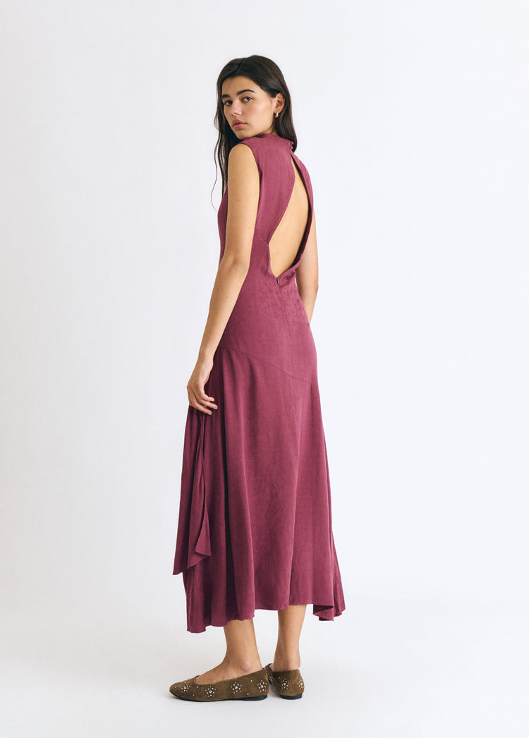 Long jacquard dress