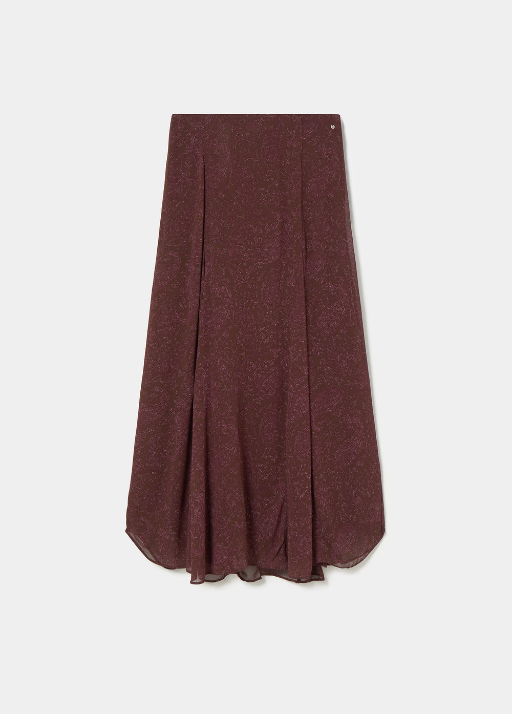 Long printed skirt
