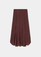 Long printed skirt