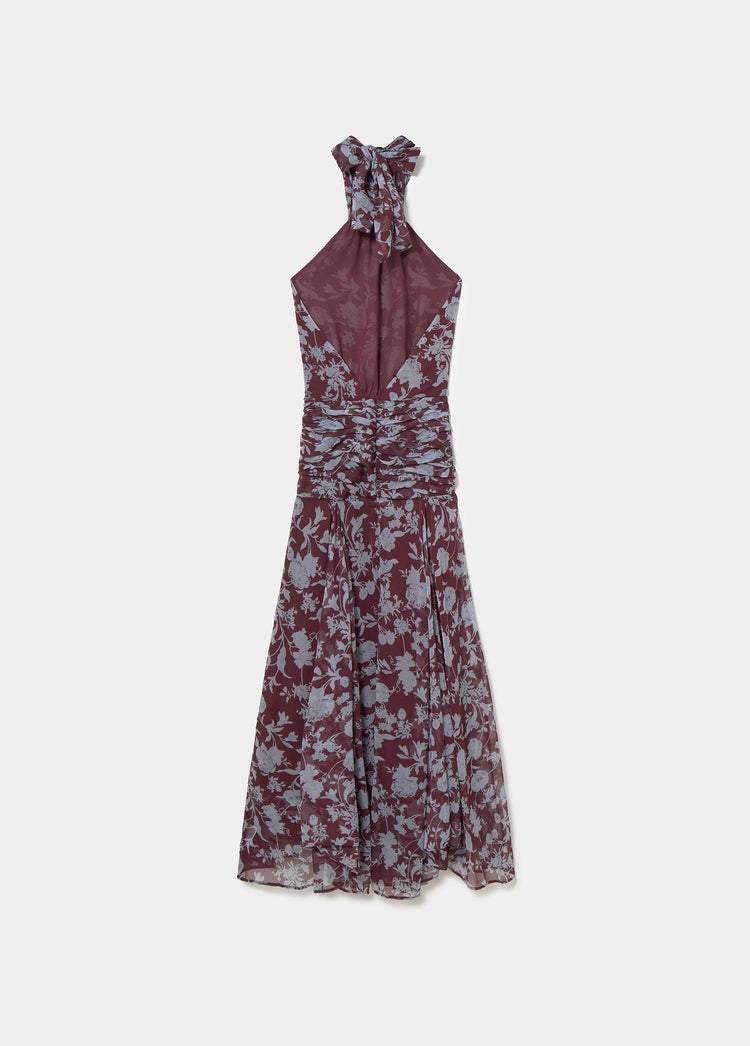 Long printed dress