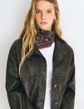 Paisley scarf with fringe