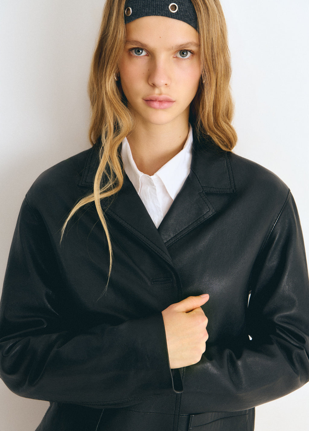 Nappa leather jacket