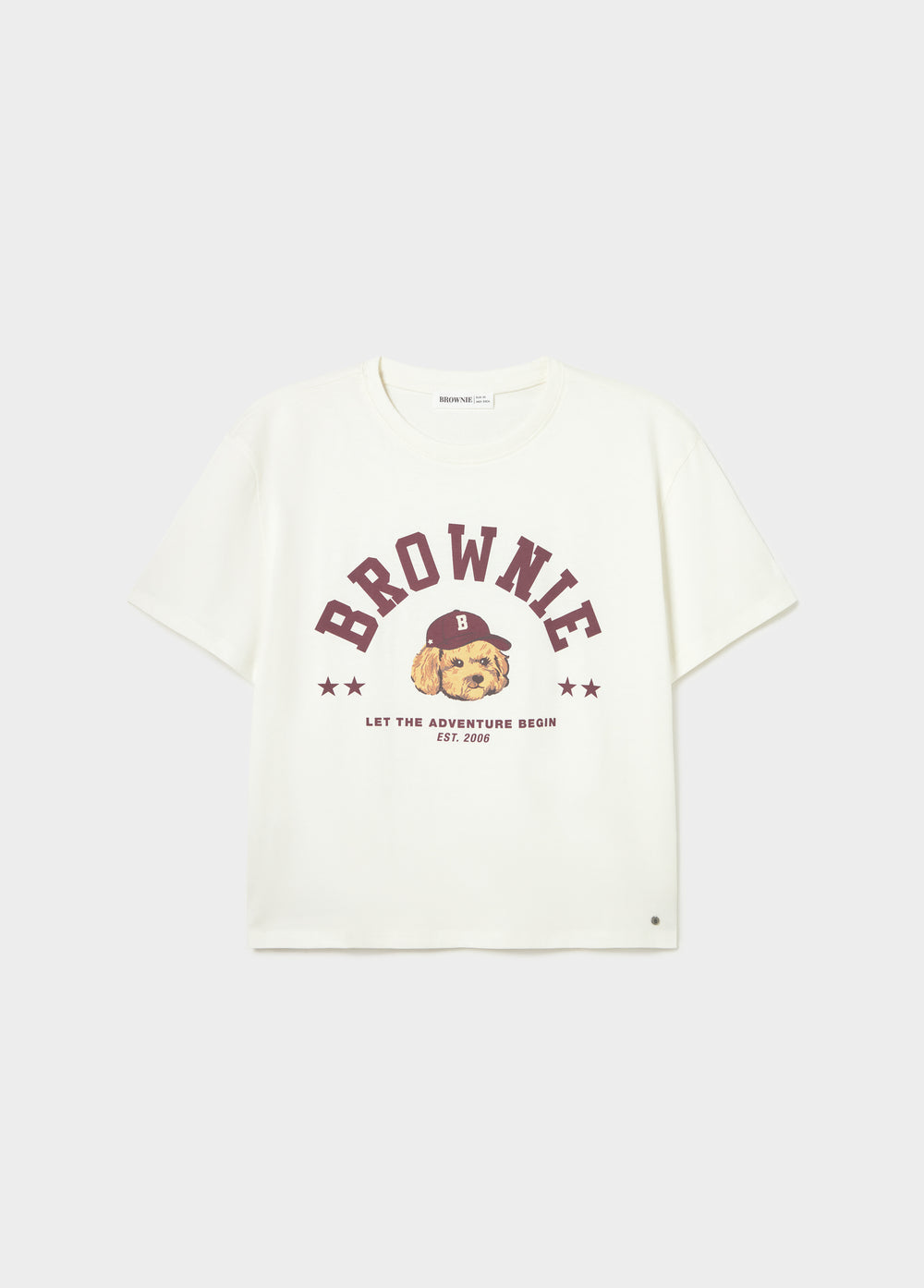 T-shirt met hondenprint