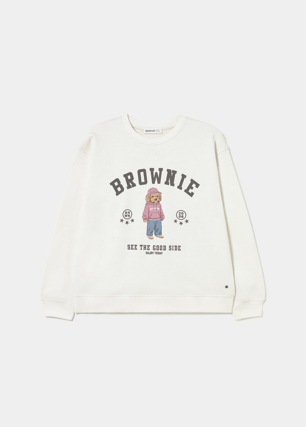 Brownie dog print sweatshirt