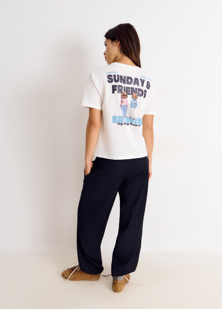 T-Shirt mit Hundeprint