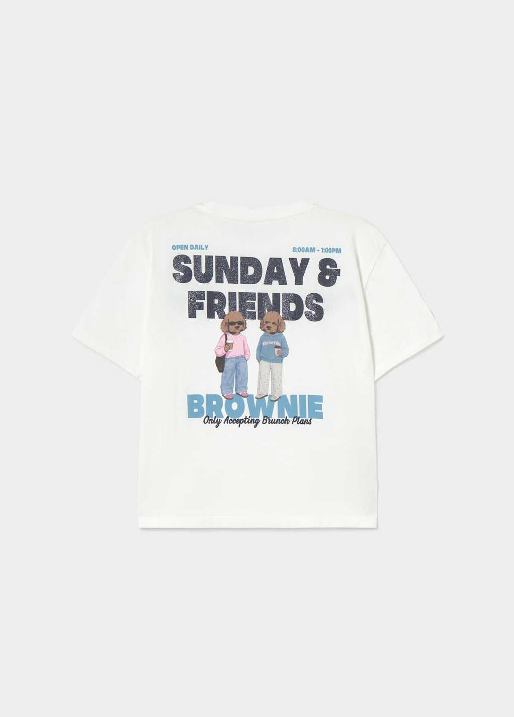 T-shirt con stampa di cani