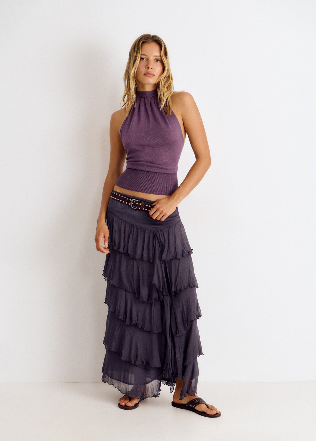 Top atado en cuello escote espalda