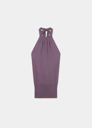Neck-tied back neckline top