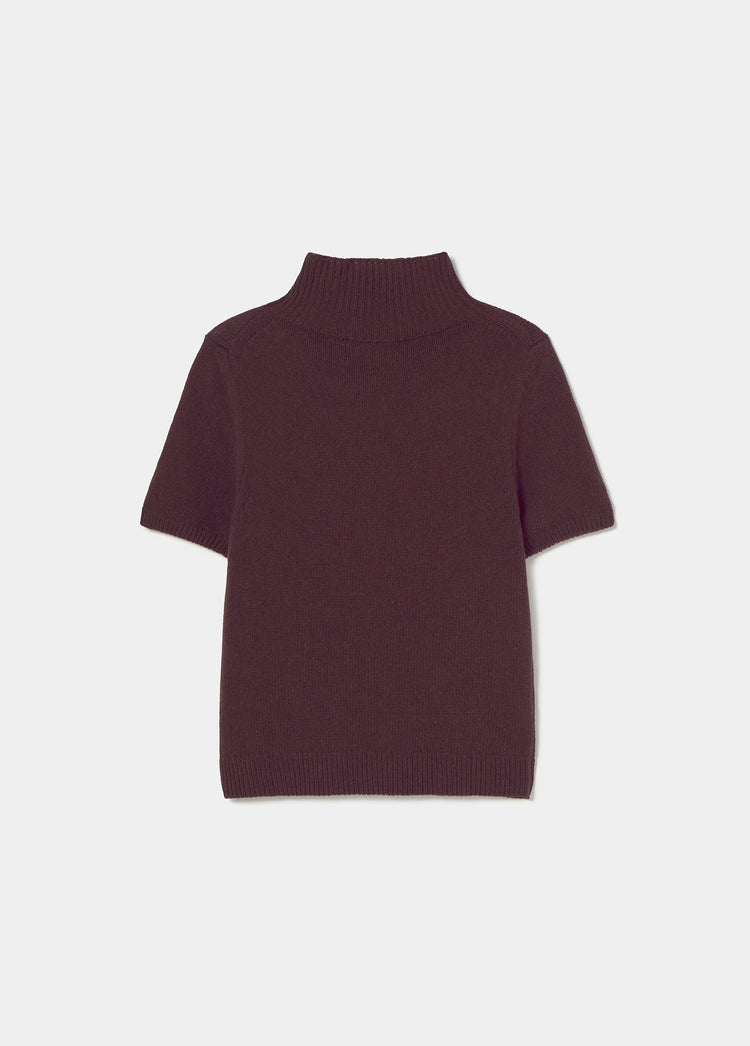 Jersey manga corta cut out cuello perk
