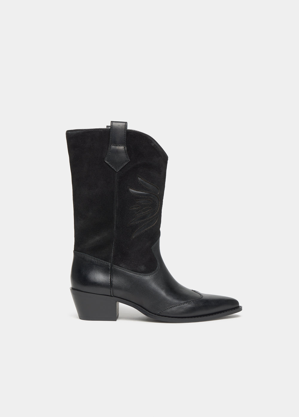 Bota cowboy bimateria