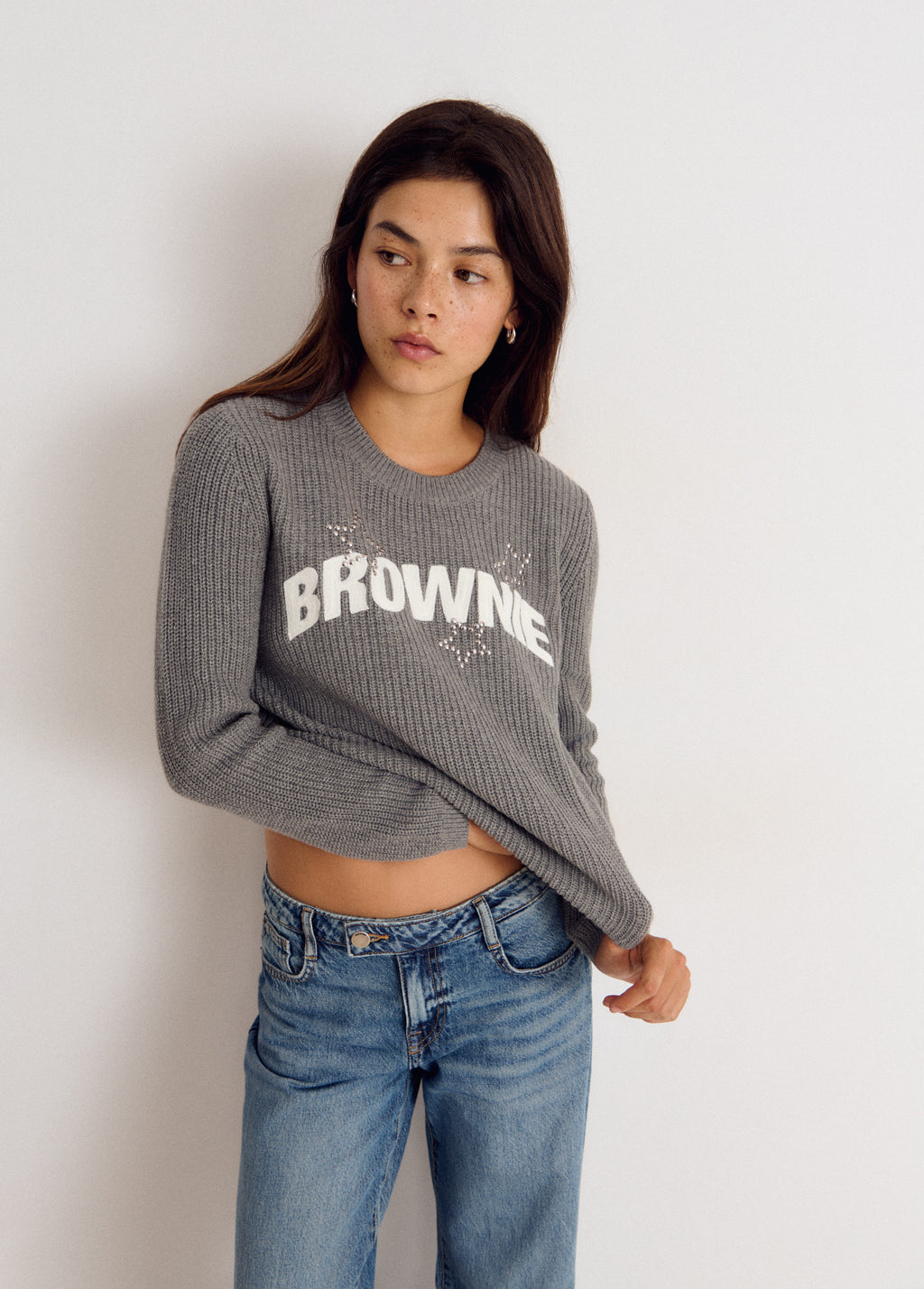 Pull Brownie étoiles