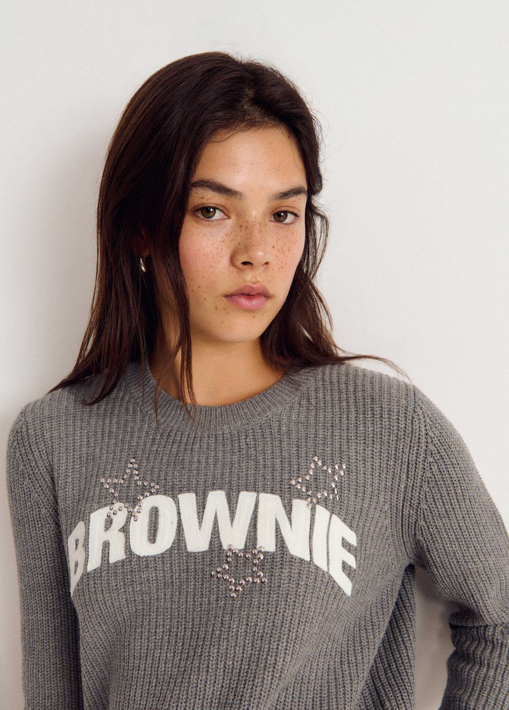 Pull Brownie étoiles