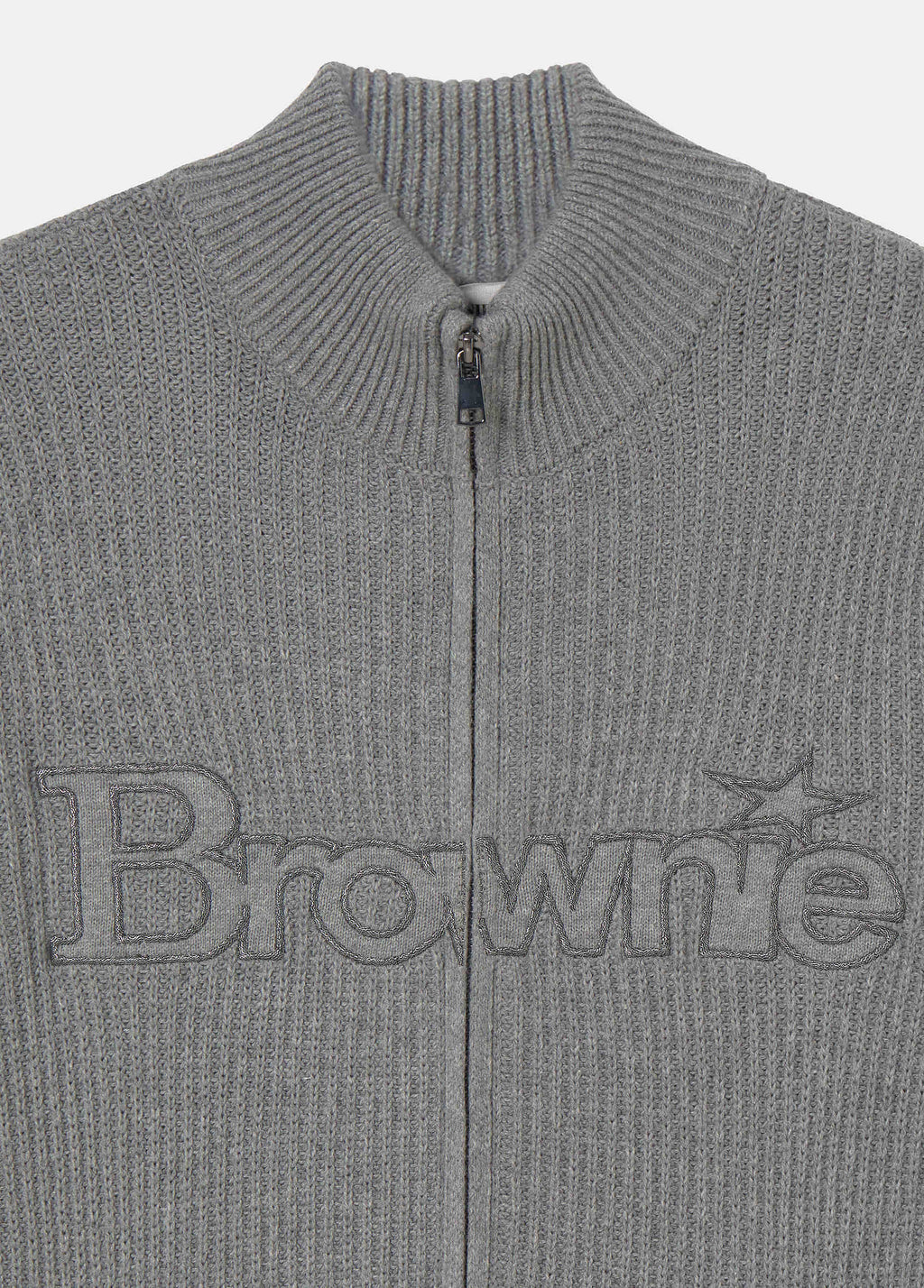 Logo knit jacket