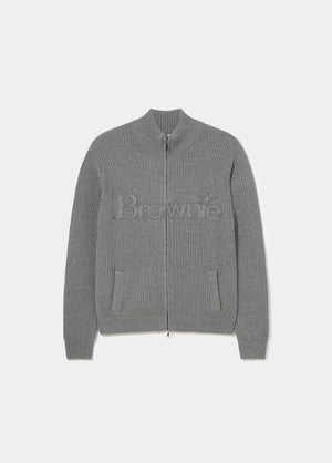 Gilet en maille avec logo