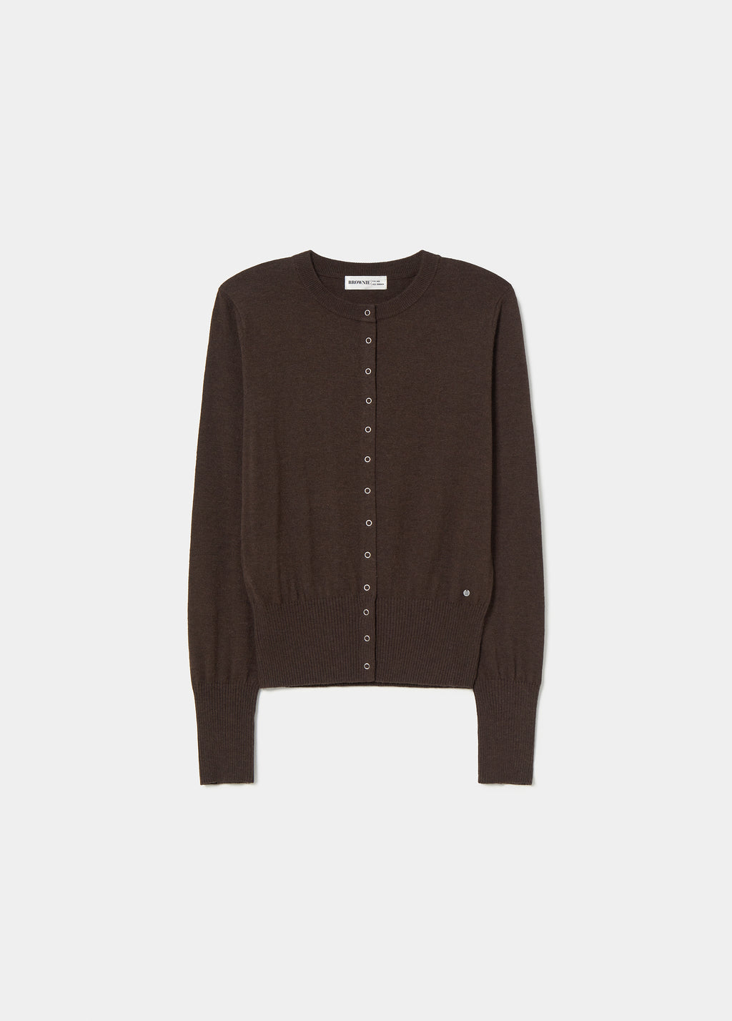 Buttoned knit jacket