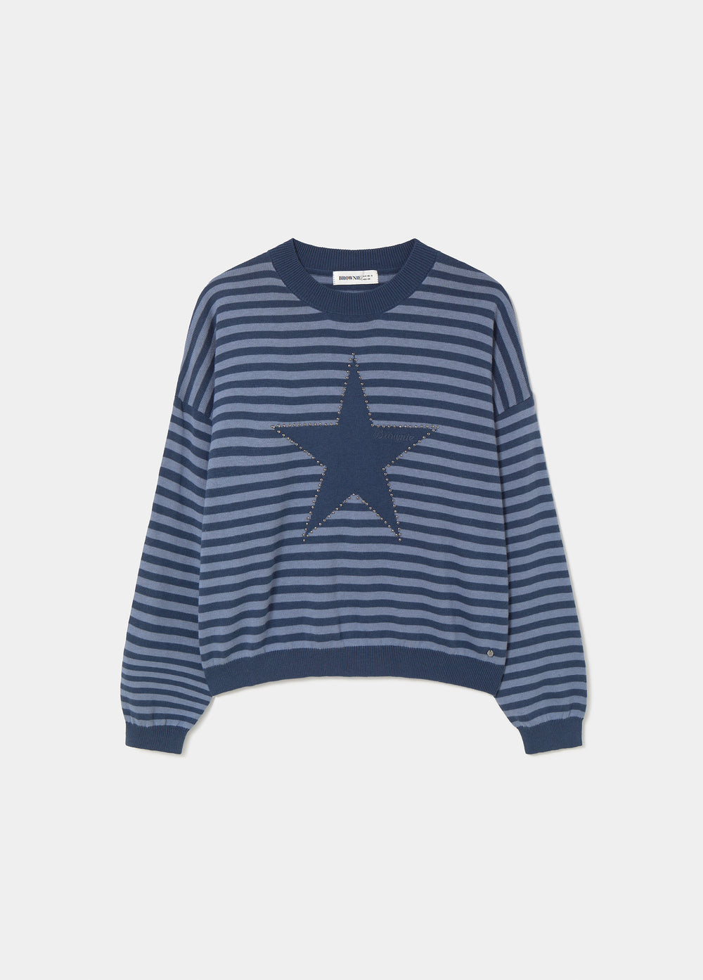 Star-striped sweater
