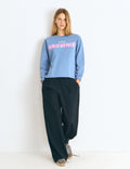 Star print sweatshirt