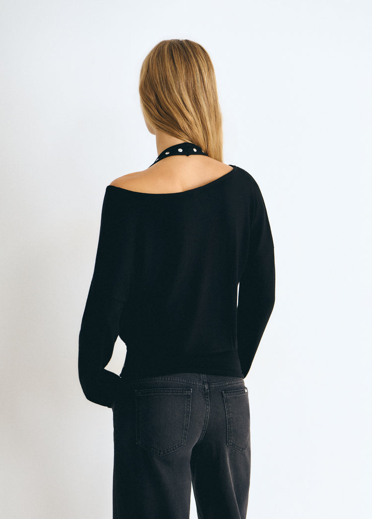 Camiseta doble tachas