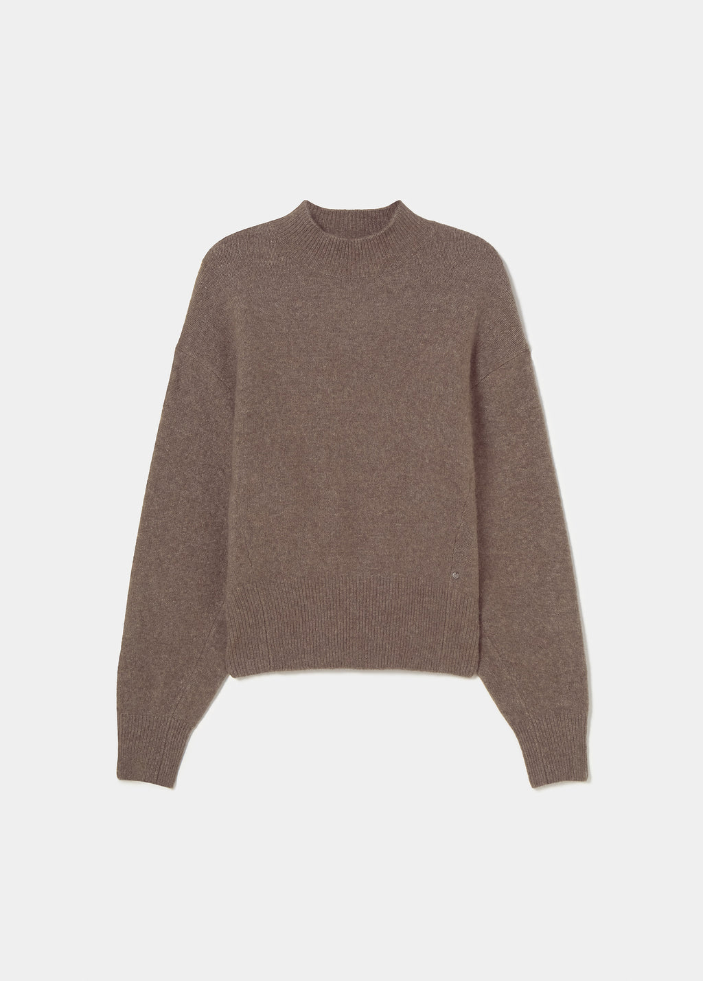 Ribbed wide-sleeve sweater