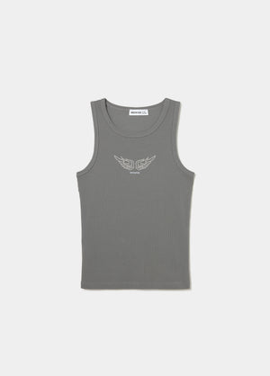 Top tirantes alas lentejuelas