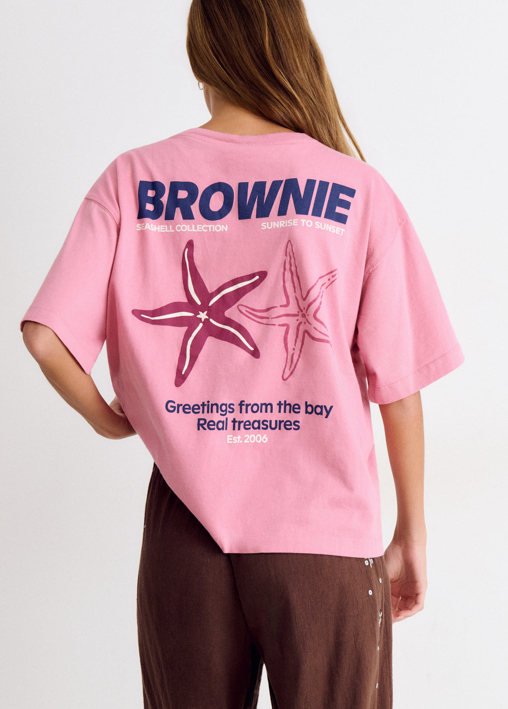 T-shirt met sterrenprint