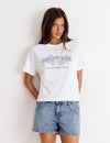 Camiseta print glitter alas