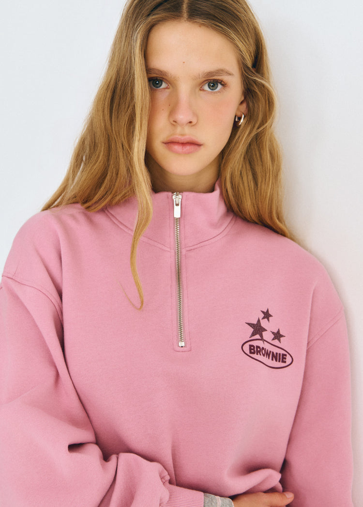 Sudadera cremallera print