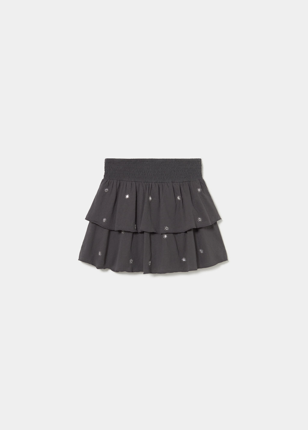Falda smock bordados